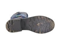 `ABELA´  High Leg Inside Zip Lace Up Boots NAVY