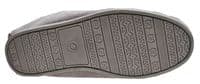 'LILY' Real Suede Leather Moccasin with Hardwearing Sole  GREY