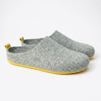 'RELAX' Rubber Soled  Eco Friendly Outback Slippers Indoor or Outdoor GREY