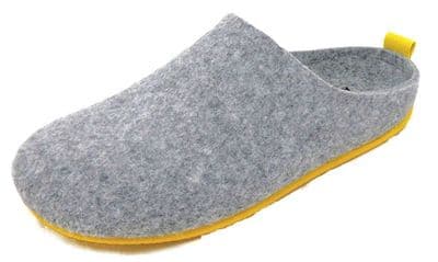 'RELAX' Rubber Soled  Eco Friendly Outback Slippers Indoor or Outdoor GREY