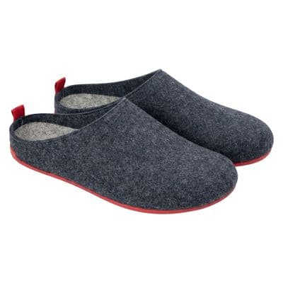 'RELAX' Rubber Soled  Eco Friendly Outback Slippers Indoor or Outdoor NAVY