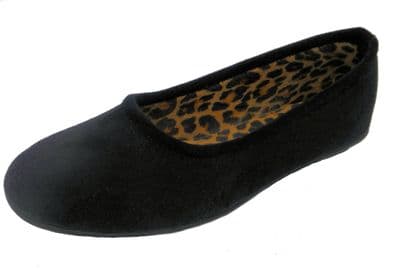 Amado Marcario  Ballerina Slippers with Rubber Sole BLACK size 3 only