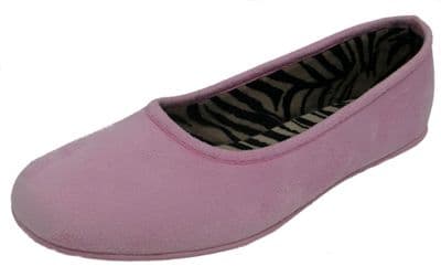 Amado Marcario  Ballerina Slippers with Rubber Sole PINK