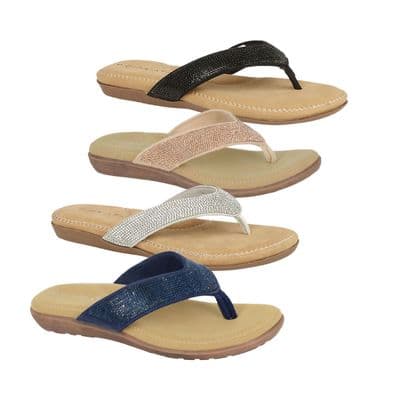 Cipriata 'ALCEE'  Diamante Toe Post Sandal
