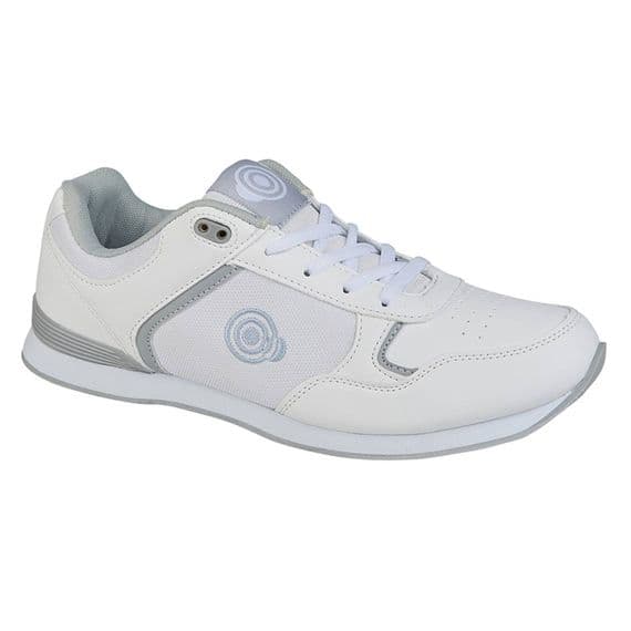 Dek  'JACK' Men's  Lace Up Trainer-Style Bowling Shoe WHITE
