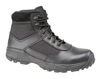 Grafters M497 COVER II Leather Non-Metal Lightweight Combat Boot  BLACK