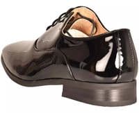 M710 Mens Black Patent Oxford Shoes Office, Wedding, Party