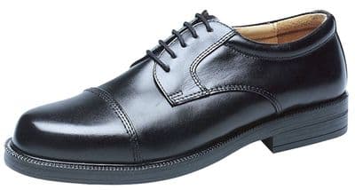 M951 Men's Leather Capped Gibson, Wider Fitting, BLACK