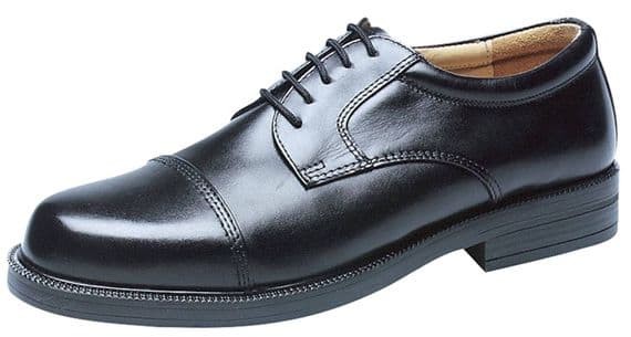 M951 Men's Leather Capped Gibson, Wider Fitting, BLACK