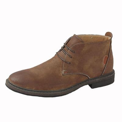 M9567  Desert Boots Synthetic Nubuck with Leather/Textile Lining TPR Sole  BROWN