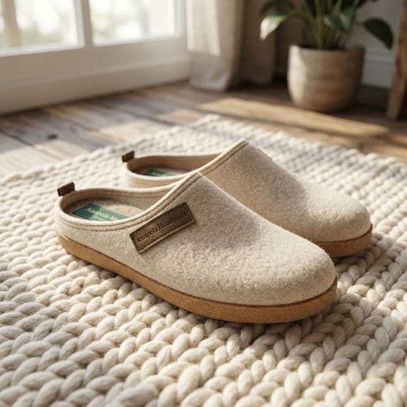 RELAX Ladies 'Nerja' Rubber Sole  Openback Slippers  ECRU