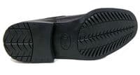 Roamers M278 Leather Chelsea Boots BLACK with Part Leather Lining and Rubber Sole