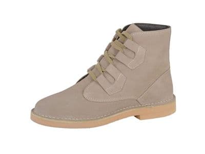 Roamers M327  Suede Ghillie PVC Micro Sole DARK TAUPE