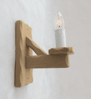 Oak 1-Light Wooden Wall Light | Tradwoodlights