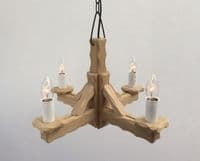Oak 4-Light Pendant Light | Tradwoodlights