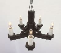 Rustic 5-Light Pendant Light | Tradwoodlights