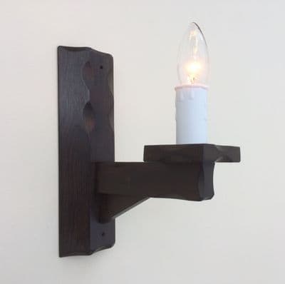 Symphony - Hand Made Wooden 1-Light Wall Light