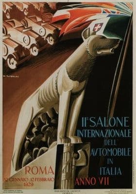 11th Salone Internazionale Automobile ~ Roma Poster
