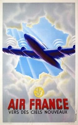 Air France poster -  1950
