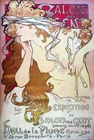 Art Deco Female Muse Art