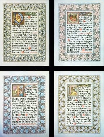 Art deco poster - 4 way split design