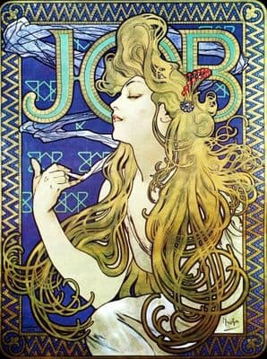 Art Deco Poster Job Cigarettes