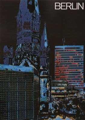 Berlin - Vintage German poster 1970