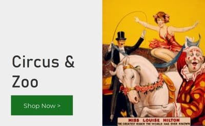 Circus and Zoo posters