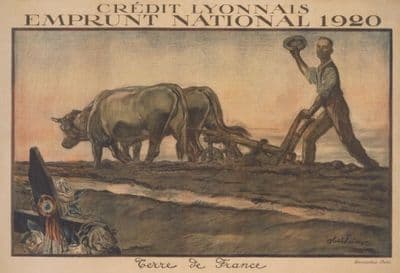 Crédit Lyonnais. Emprunt National 1920 - Terre de France