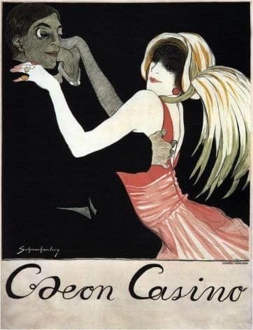 Cseon Casino - Vintage Advertising Poster.