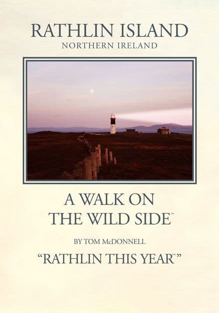 East Lighthouse at dusk. Rathlin Island, Co Antrim, Northern Ireland. By Tom McDonnell.