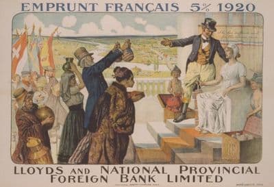 Emprunt Français 5 percent 1920 - Lloyds and National Provincial Foreign Bank Limited