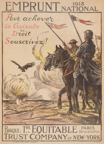 Emprunt National 1918. Pour achever la croisade du droit souscrivez!
