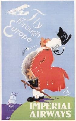 Fly through Europe - Imperial Airways, 1935