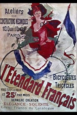 French cycling poster - L'Etendard Francais