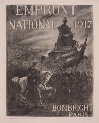 French WW1 -  Emprunt National 1917.