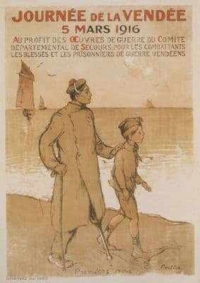 French WW1 poster - Journée de la Vendée