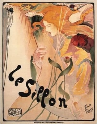 Le Sillon - Vintage Belgian poster 1895