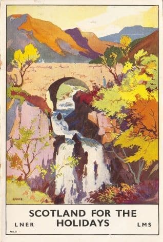 LNER vintage poster - Scotland for the holidays
