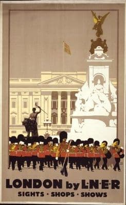 London by LNER vintage poster 1928