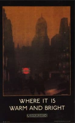 London Underground poster - V.L. Danvers 1924