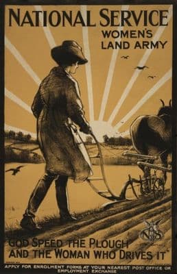 National Service Women's Land Army. 