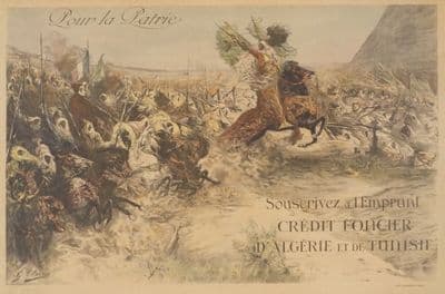 Pour la patrie : Souscrivez á l'Emprunt : Crédit Foncier d'Algérie et de Tunisie