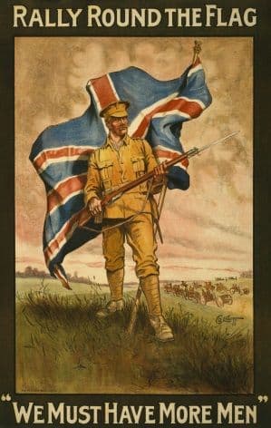 Rally round the flag. 