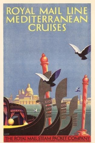 Royal Mail Cruises advertisment poster