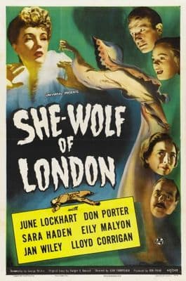She Wolf of London Vintage Movie Poster