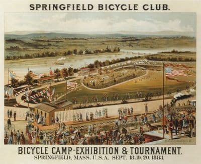 Springfield bicycle club - MASS, USA 1883