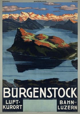 Switzerland, Burgenstock, Luft-Kurort and Bahn Luzern