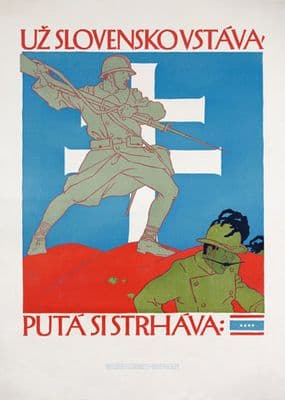 U Slovensko vstává putá si strhávä