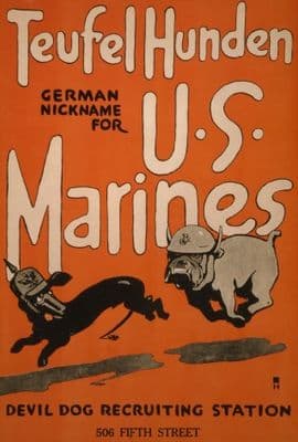 U.S Marines WW1 Poster 